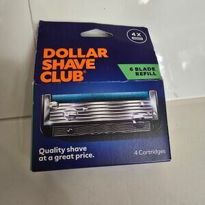 DOLLAR SHAVE CLUB RAZORS EXECUTIVE 6 BLADE 4ct Cartridges Packs Replacement